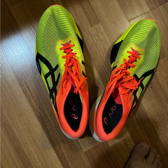 Asics Vibrant Orange Athletic Shoes - Picture 4 of 12